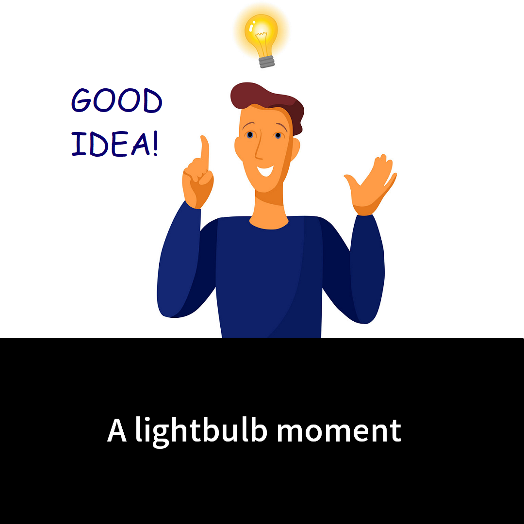 A lightbulb moment